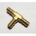 Tee-piece brass 5/16" hose fitting [900.181-05]